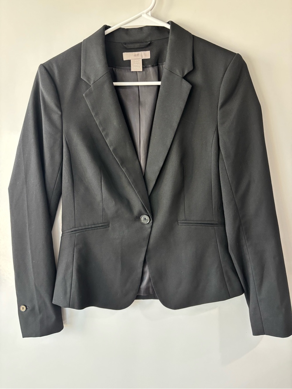 H&M Black Single-Button Women's Blazer